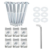 Truck Bed Mounting Hardware Kit Set of 6 Bolts for 1997-2014 Ford F-150 924-313